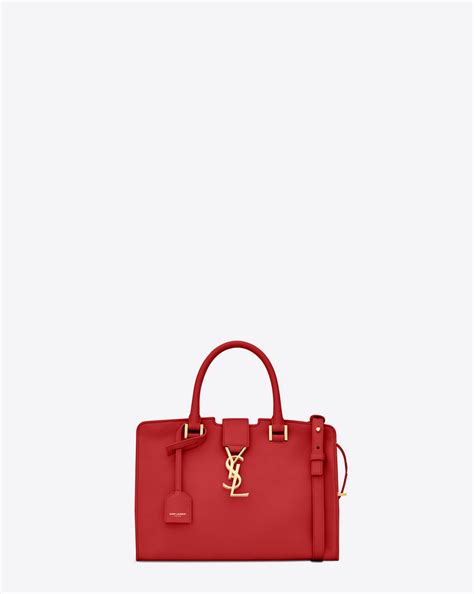 baby cabas ysl bag in red leather|BEAUTIFUL Saint Laurent Monogram Cabas Leather Baby Red .